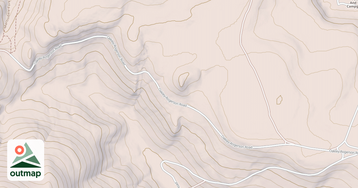 Map of OAKLEY-ROGERSON
