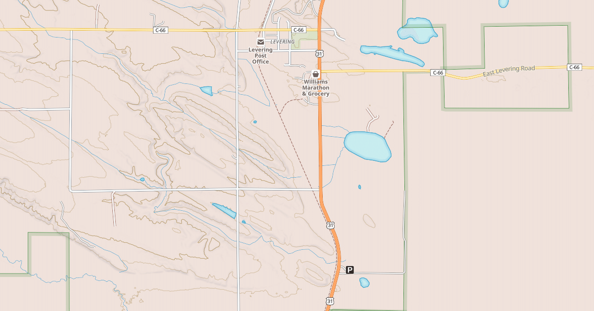 Map preview of North Western State Trail
