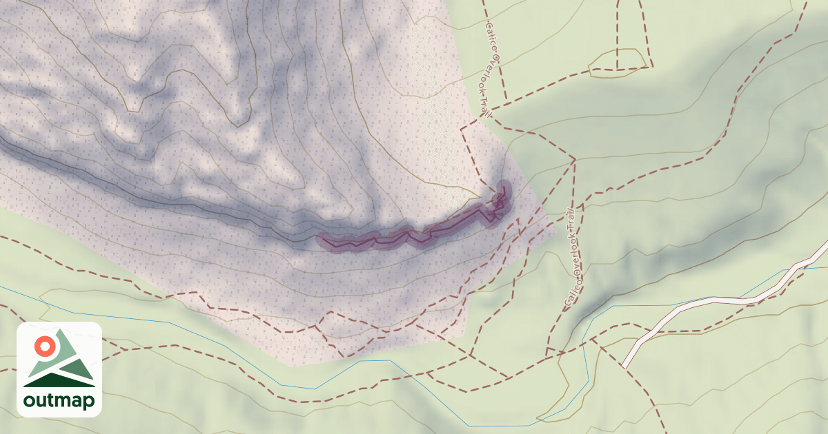Map of Climbing Crag