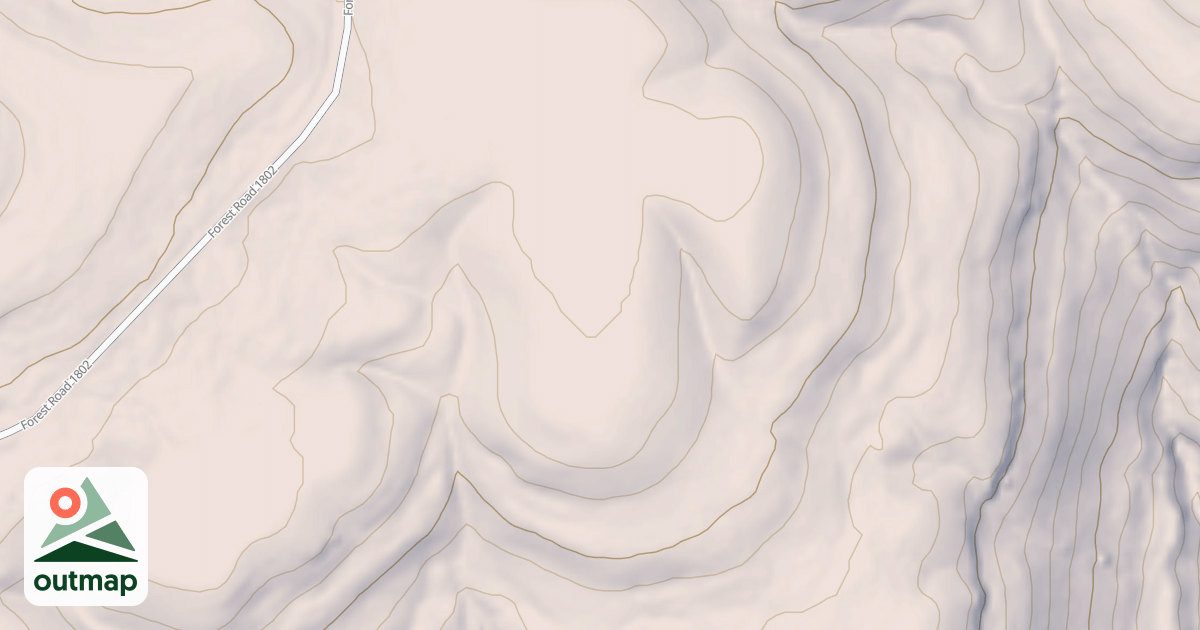 Map of USFS Motor Vehicle Use Map Roads {94637DFA-42AB-429B-BBD9-576279492F97}