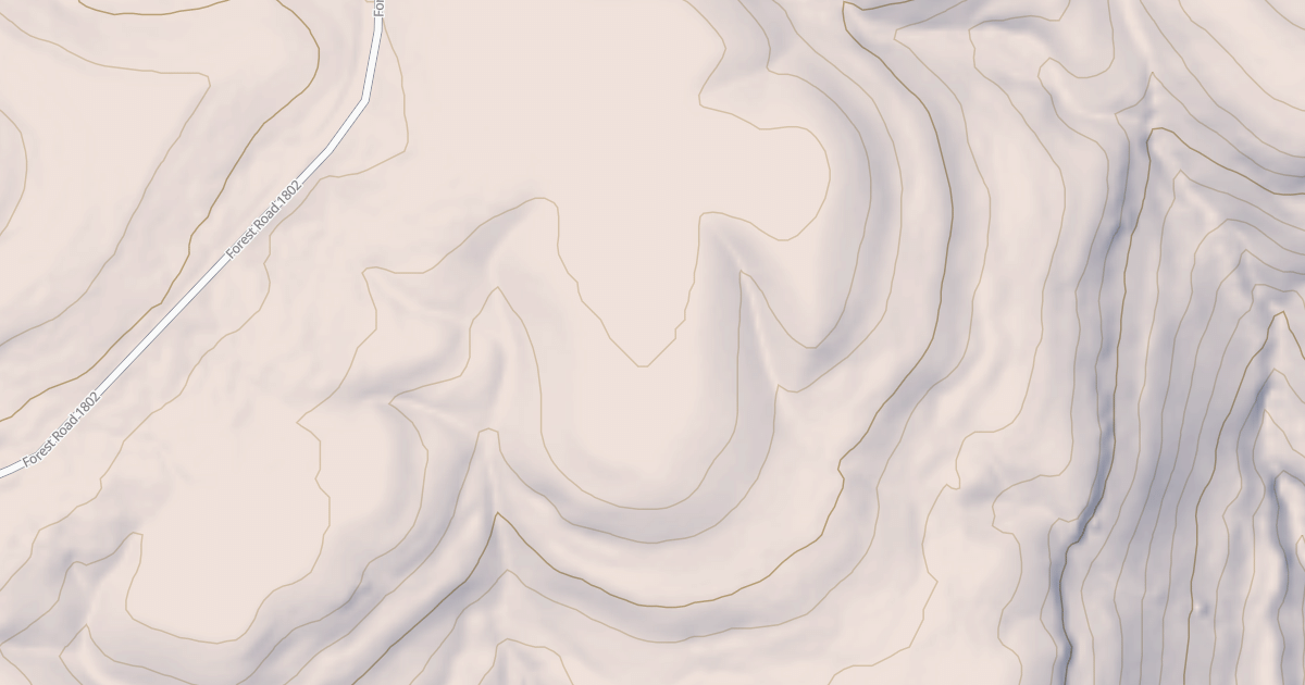 Map preview of USFS Motor Vehicle Use Map Roads {94637DFA-42AB-429B-BBD9-576279492F97}