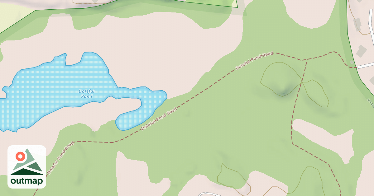 Map of Doleful Pond Road