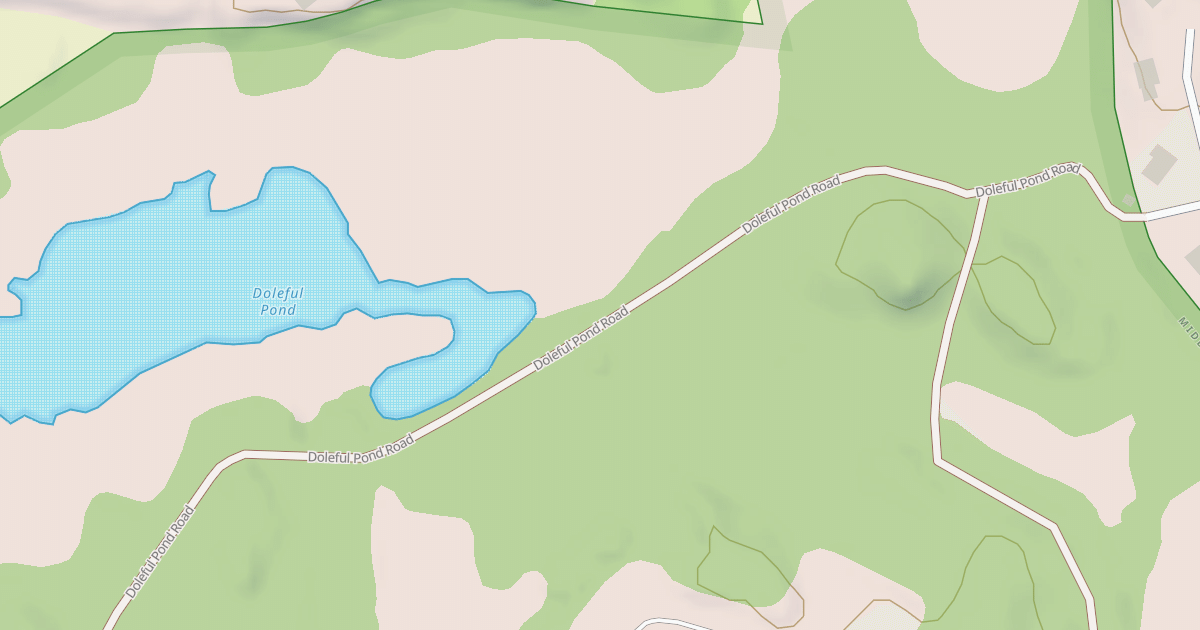 Map preview of Doleful Pond Road