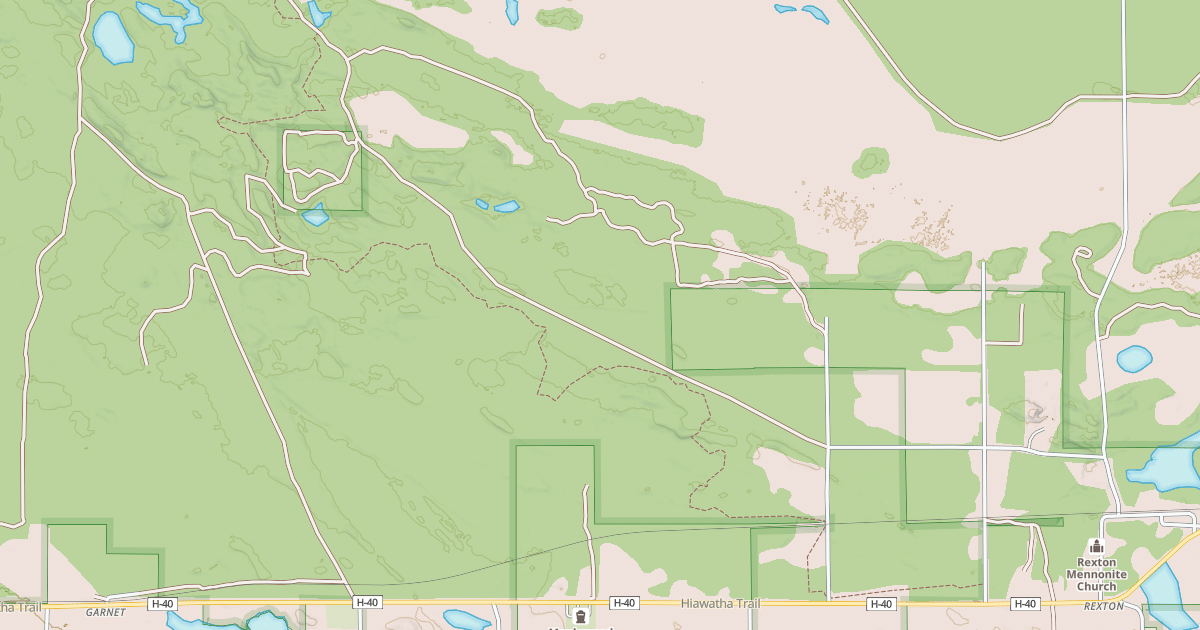 Map preview of Newberry-rexton Motorcycle Trail