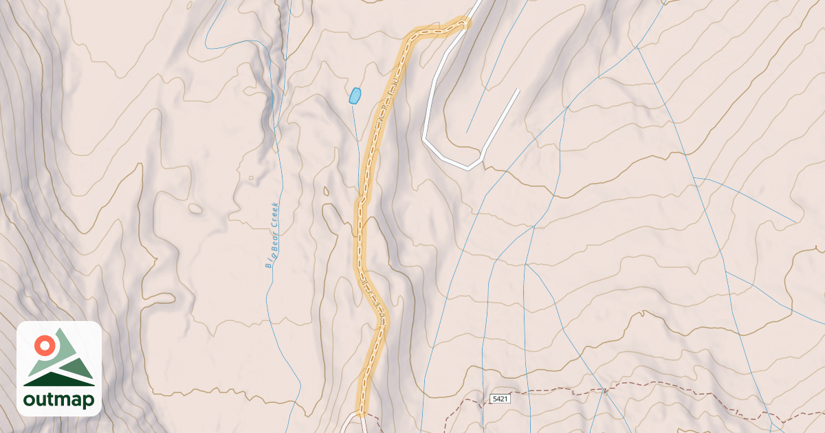 Map of Silver Pick Road