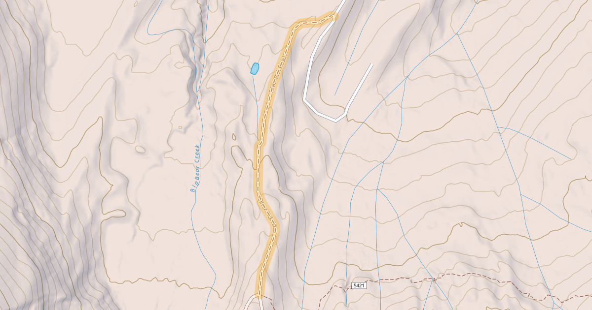 Map preview of Silver Pick Road