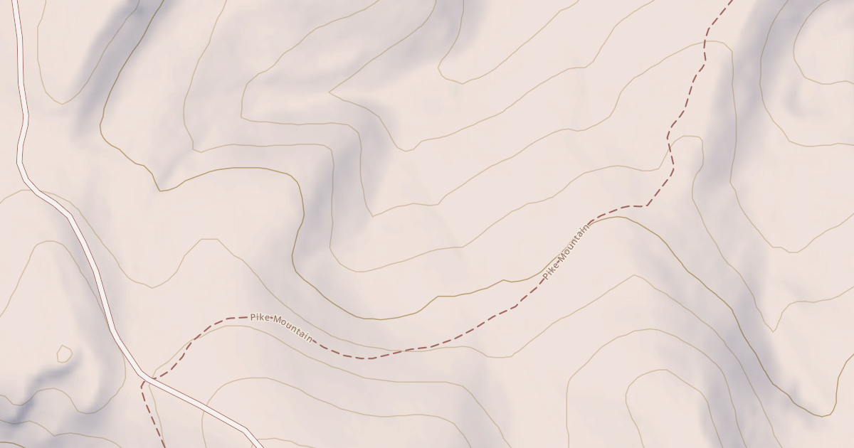 Map preview of Pike Mountain