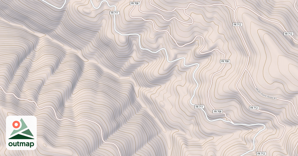 Map of MUSH ROCK