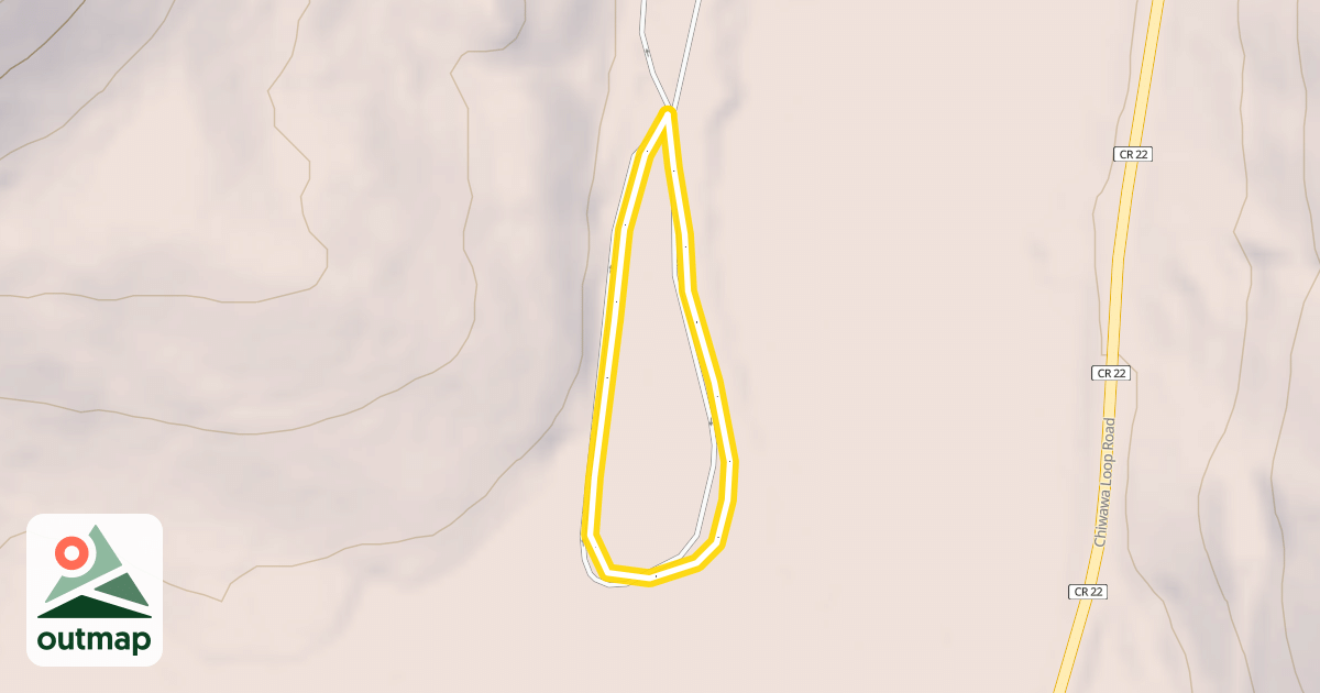 Map of Clear Creek Loop
