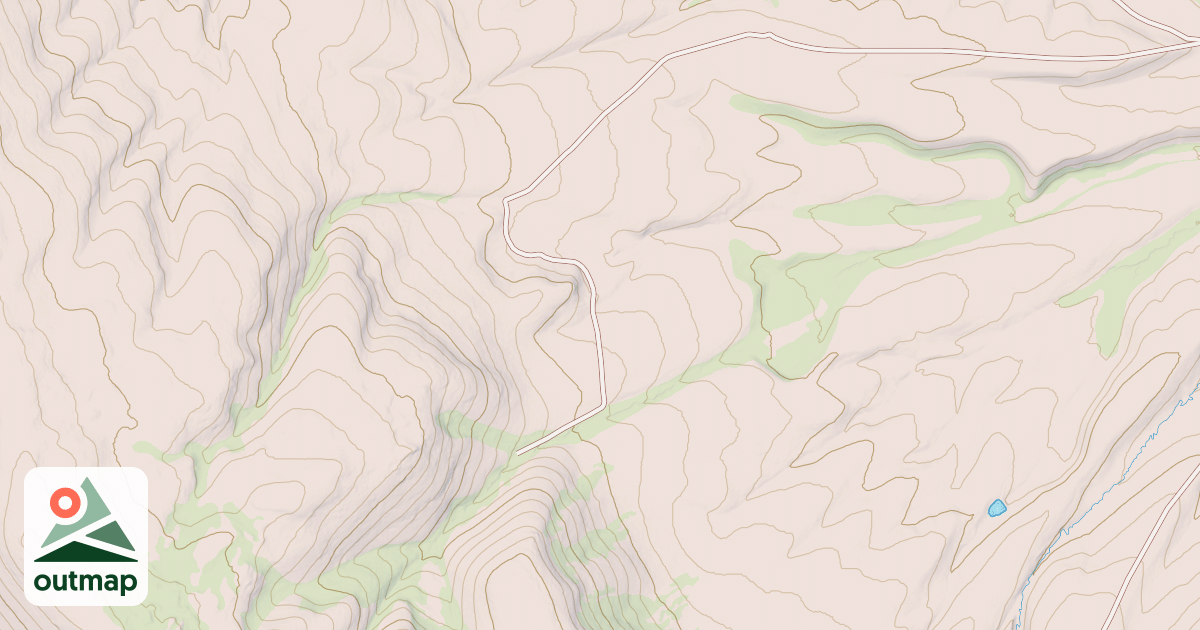 Map of DUCK CREEK SPUR D