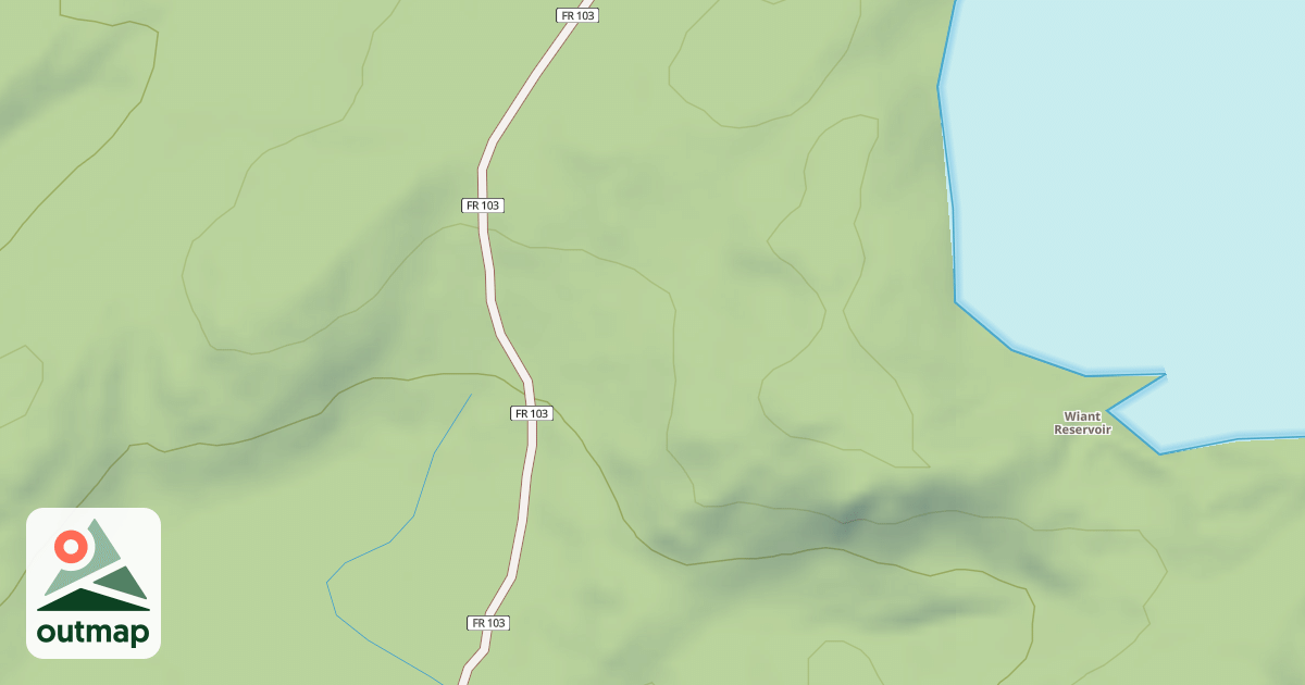 Map of CASCADE SPUR 2C