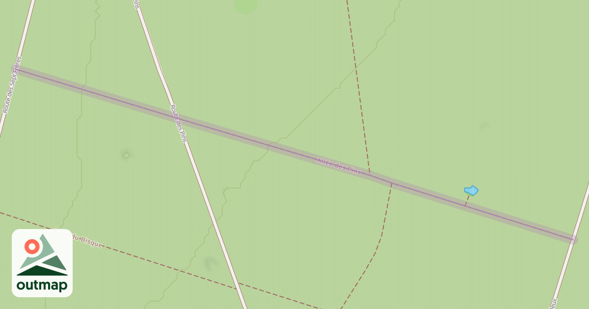 Map of Allée des Pins
