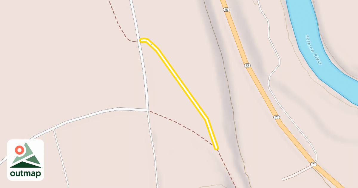 Map of Redfish-Stanley Trail