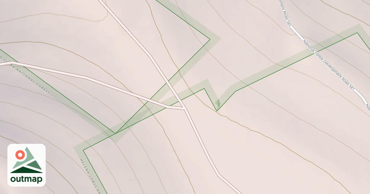 Map of Hamilton Ridge