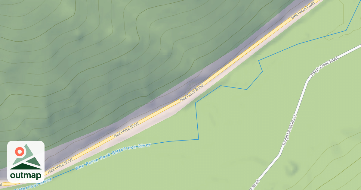 Map of (FDR) NEZ PERCE TRAIL