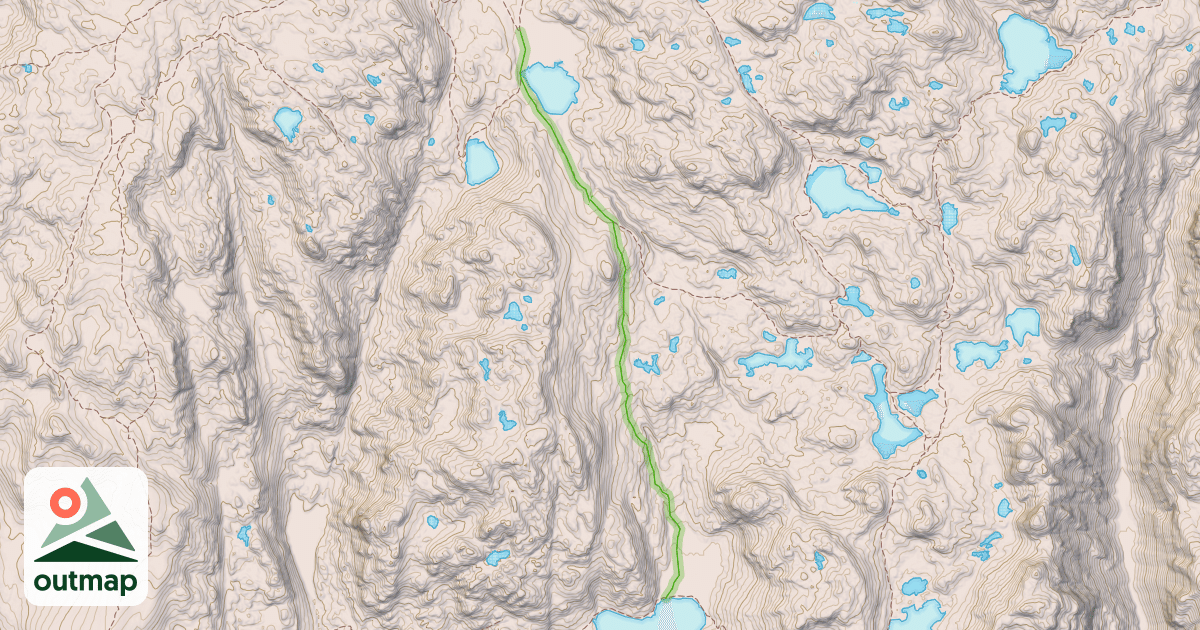 Map of Palmer Lake Trail