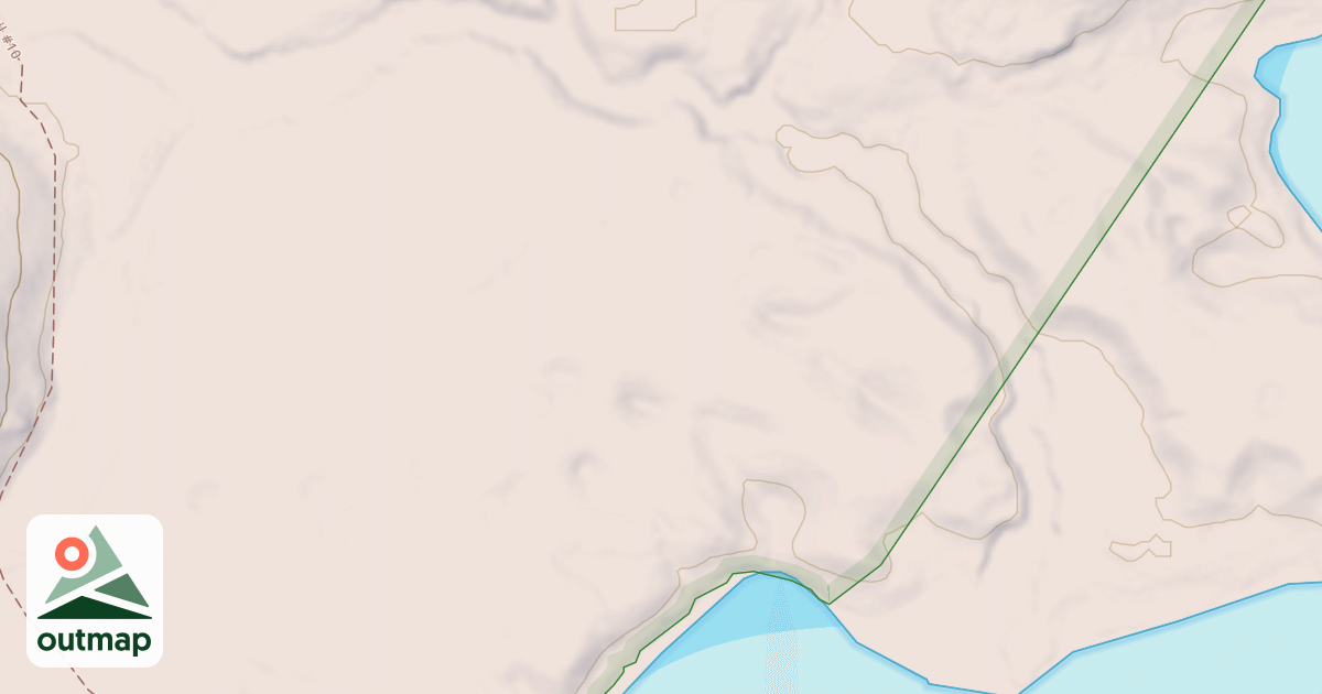 Map of Moose River Spur Trail