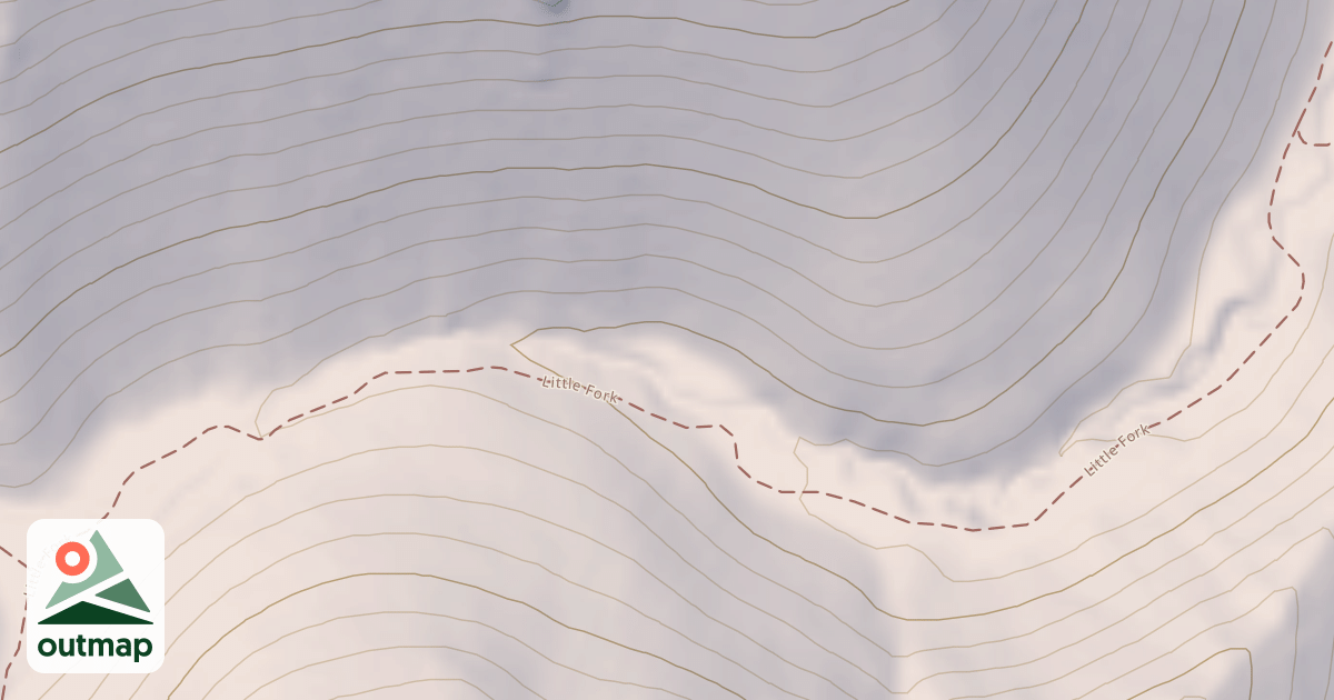 Map of Little Fork