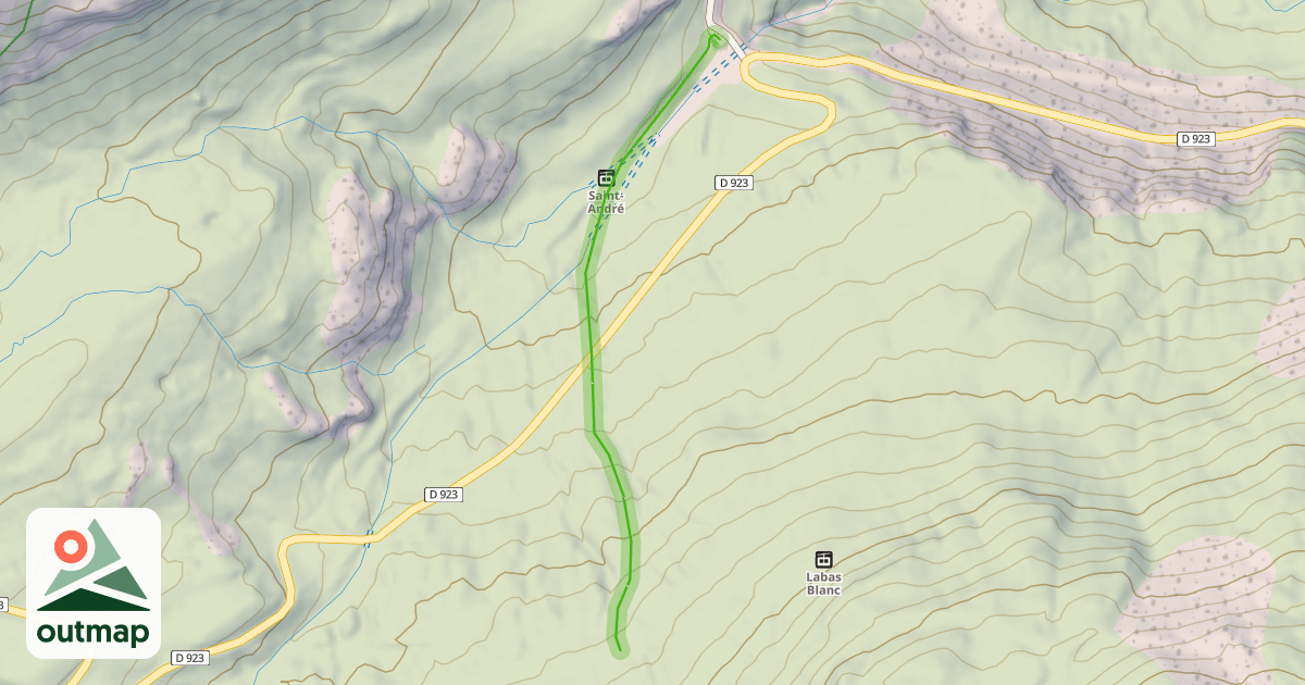 Map of Grand Tétras