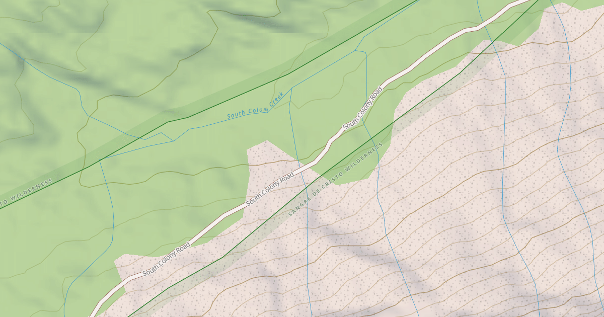 Map preview of South Colony Road