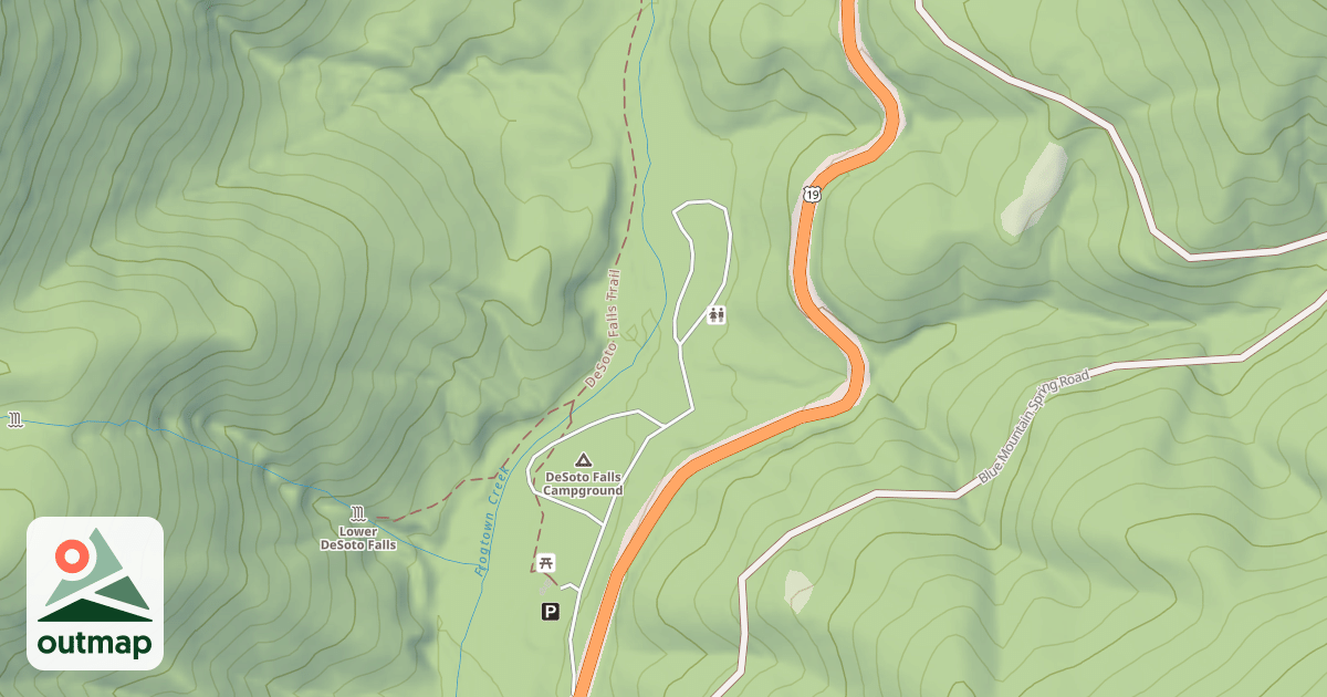 Map of DE SOTA FALLS RECR