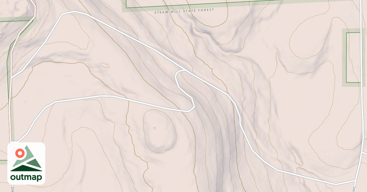 Map of Snowmobile Trail
