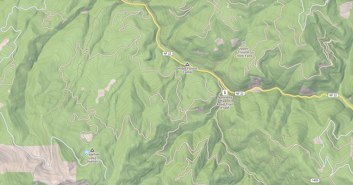Map preview of CAT CREEK