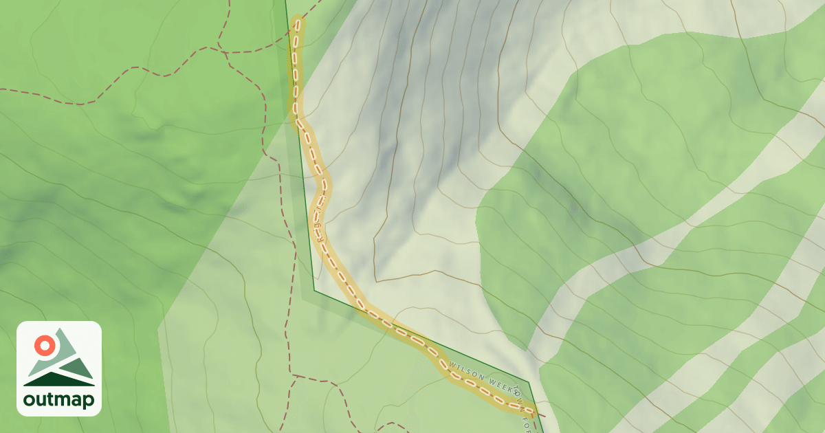 Map of Ridge Trail