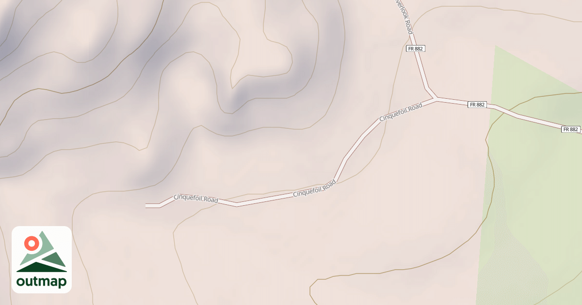 Map of CINQUEFOIL