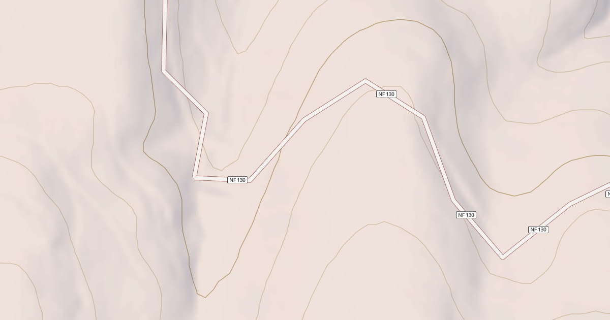 Map preview of POWELL POND ACCESS ROAD