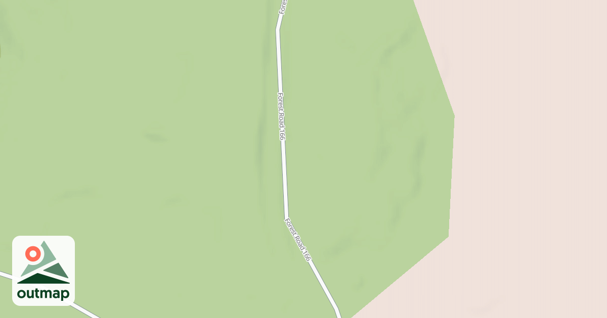 Map of FR 166F
