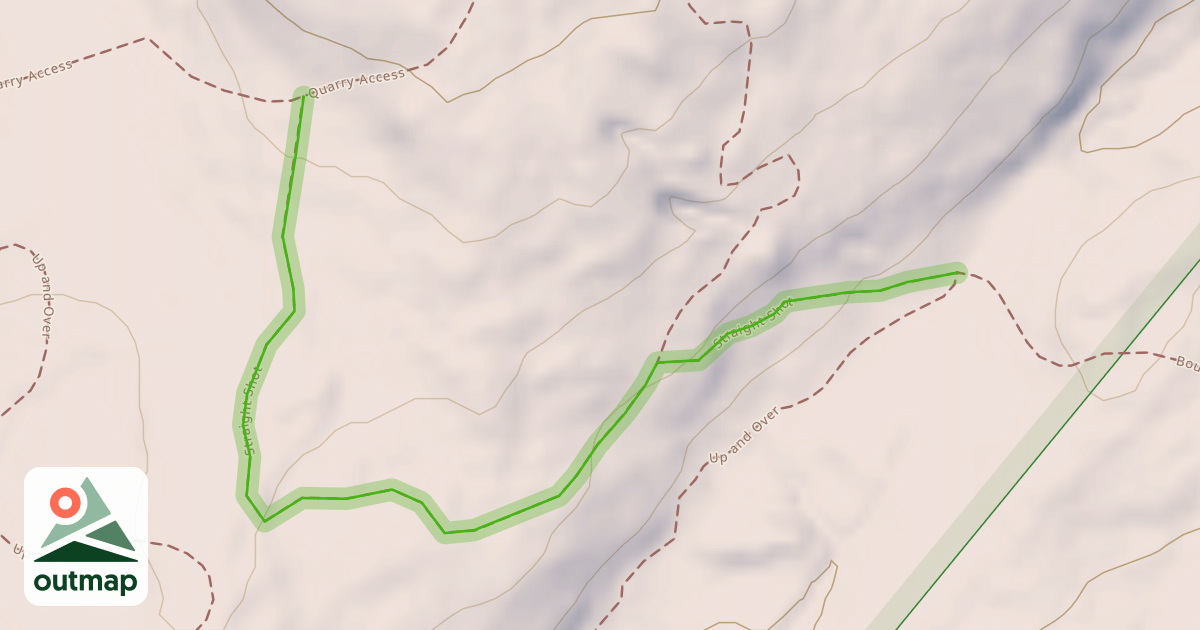Map of Straight Shot
