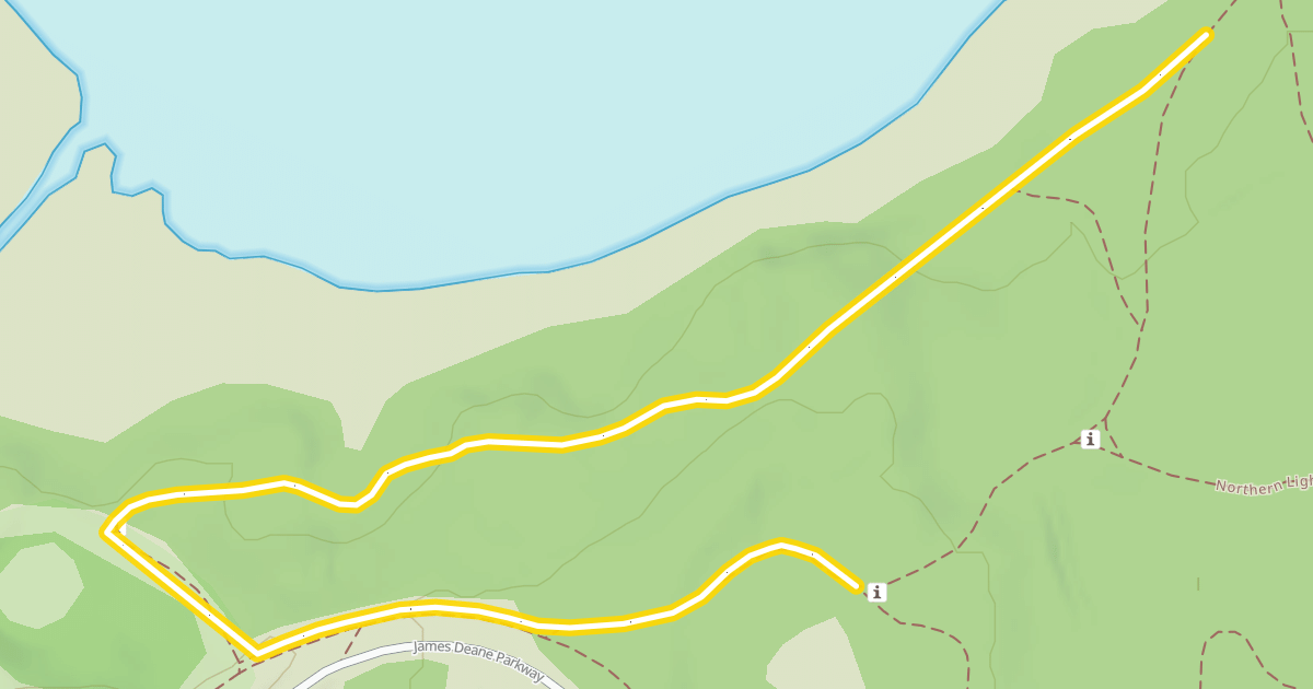 Map preview of Northern Lights Trail