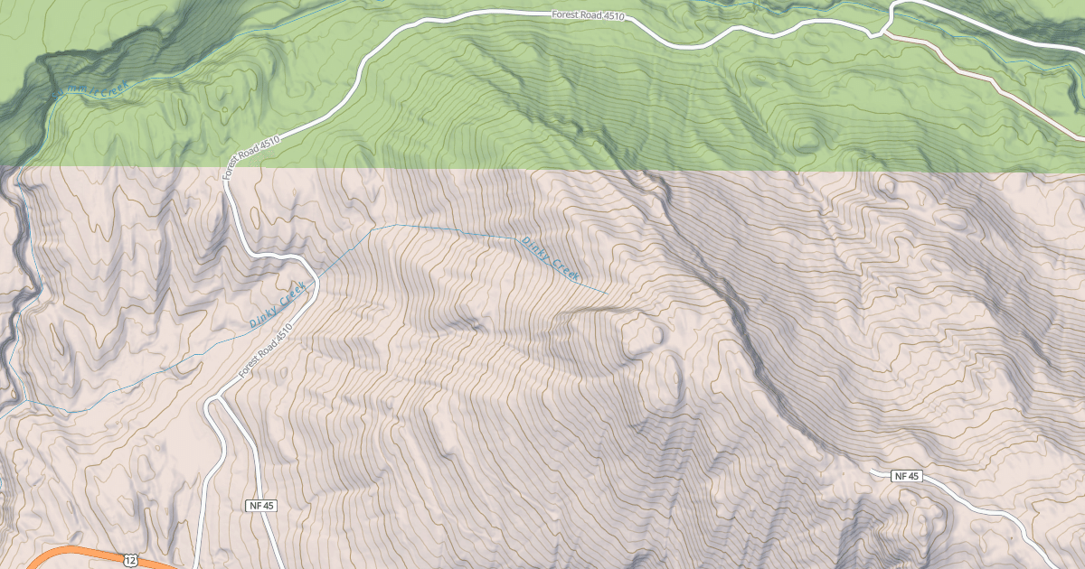 Map preview of CORTRIGHT JUNCTION