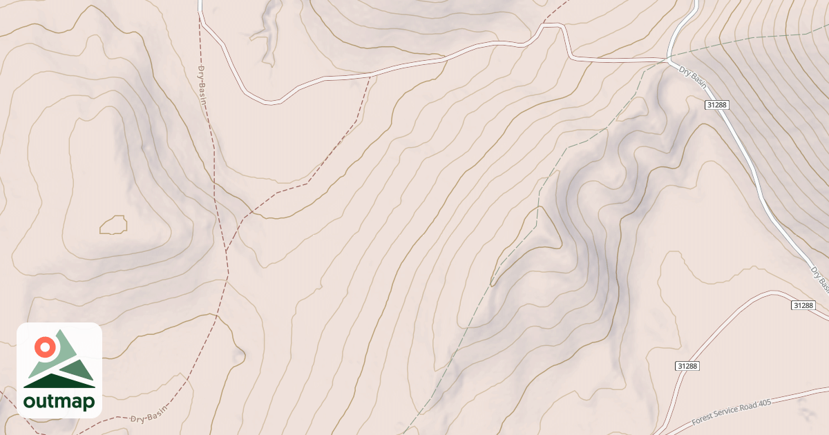 Map of Dry Basin