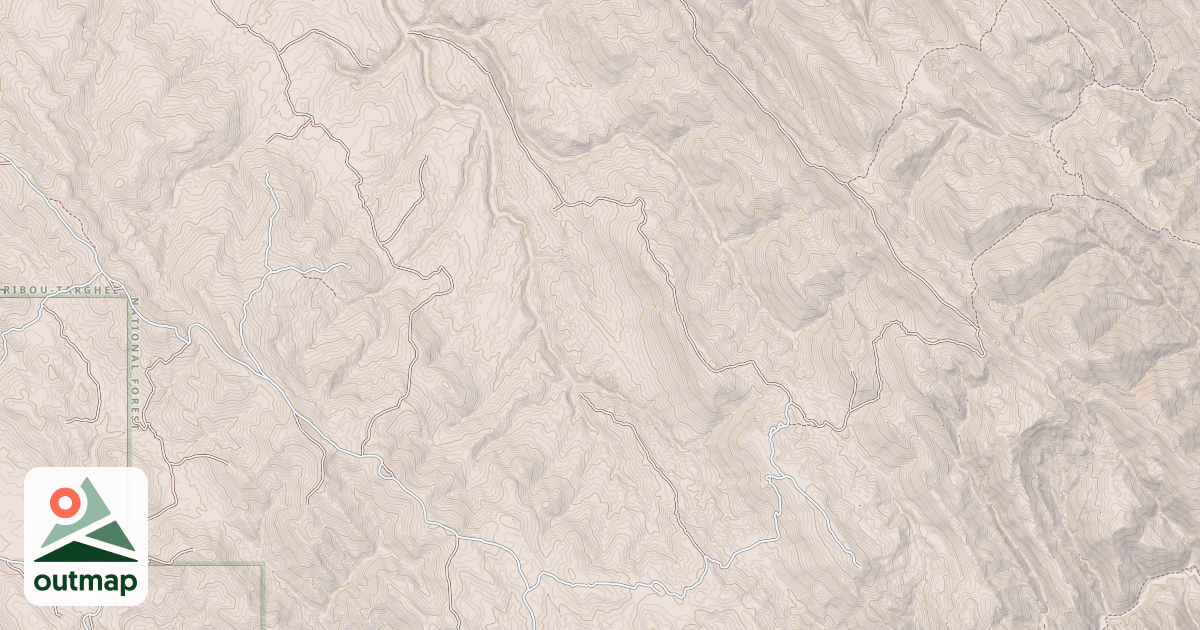 Map of 4TH OF JULY COMMISSARY RIDGE