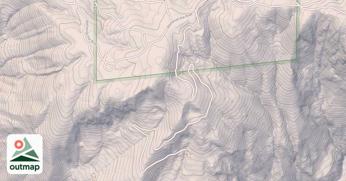 Map of BUCKEYE FLAT 4WD