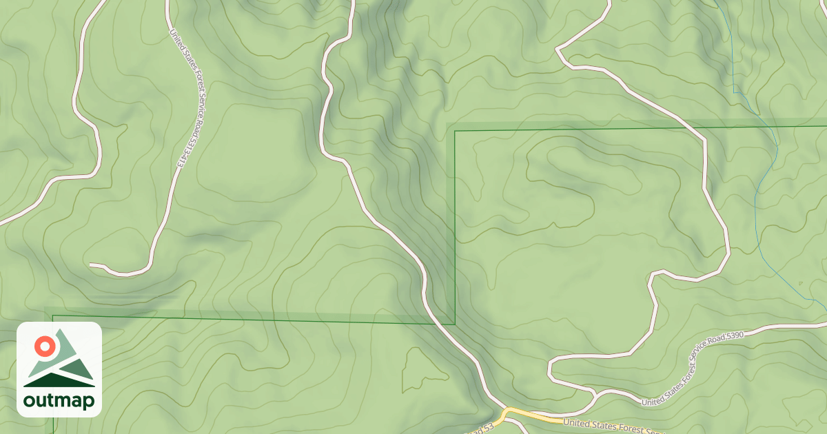 Map of USFS National Forest System Roads {BEDA070B-8DAE-4189-A4CD-66E25ED63AF4}