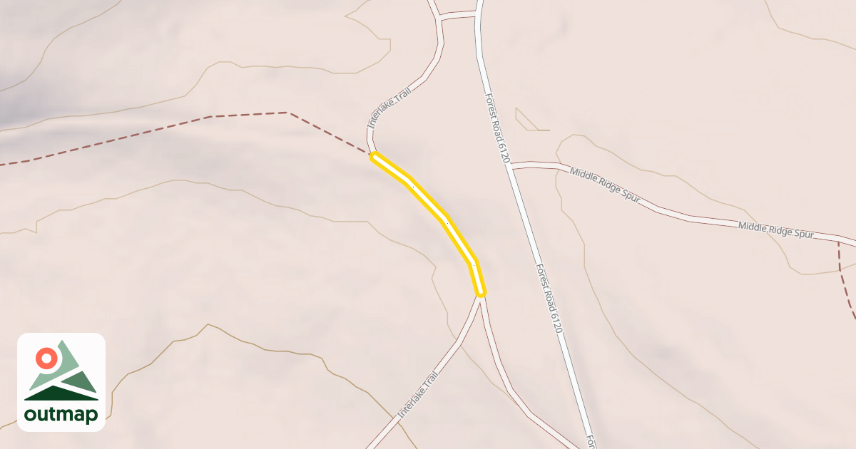 Map of Interlake Trail