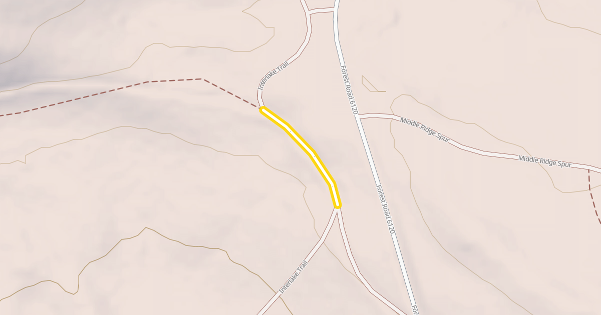 Map preview of Interlake Trail