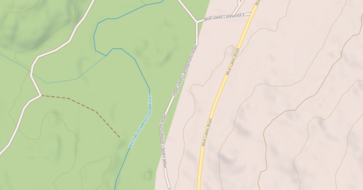 Map preview of HOPE VALLEY SPUR Y