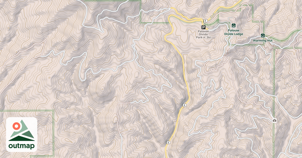 Map of BLAKES RIDGE