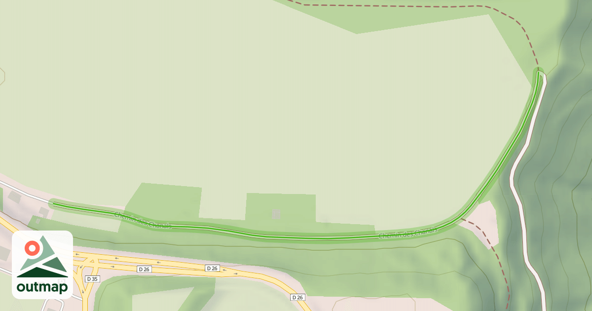 Map of Chemin des Chanals
