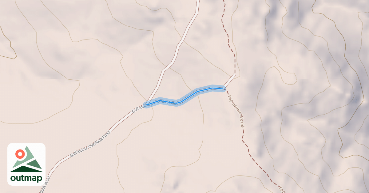 Map of Golfcourse Overlook Road
