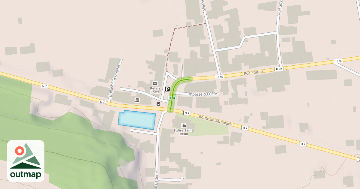 Map of Rue du Moulin