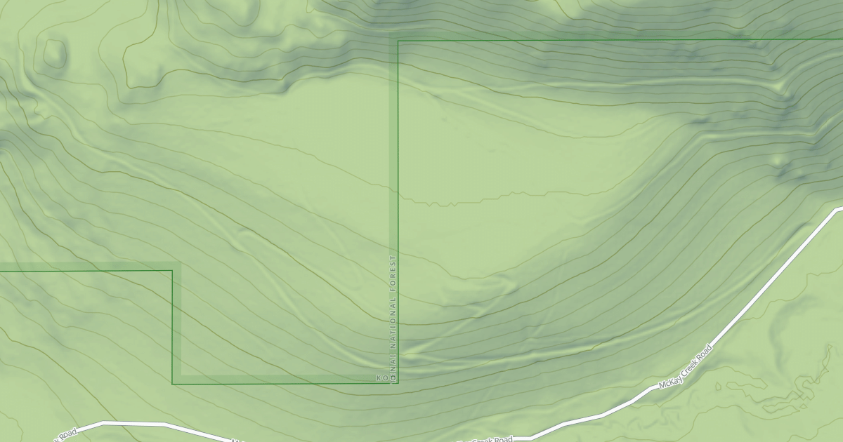 Map preview of MCKAY SADDLE