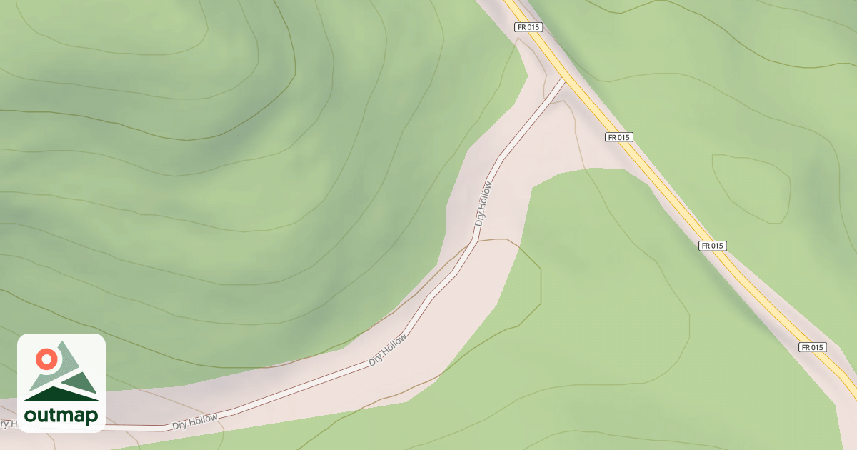 Map of DRY HOLLOW