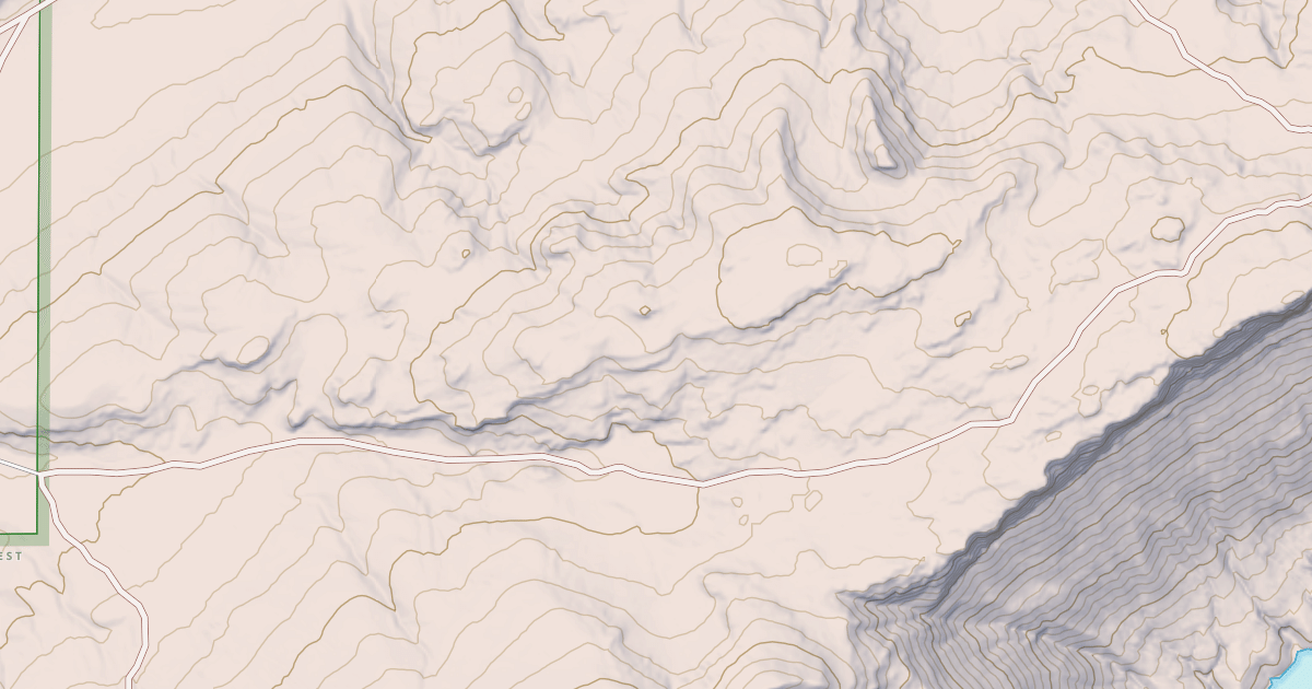 Map preview of FLAMING GORGE OVERLOOK