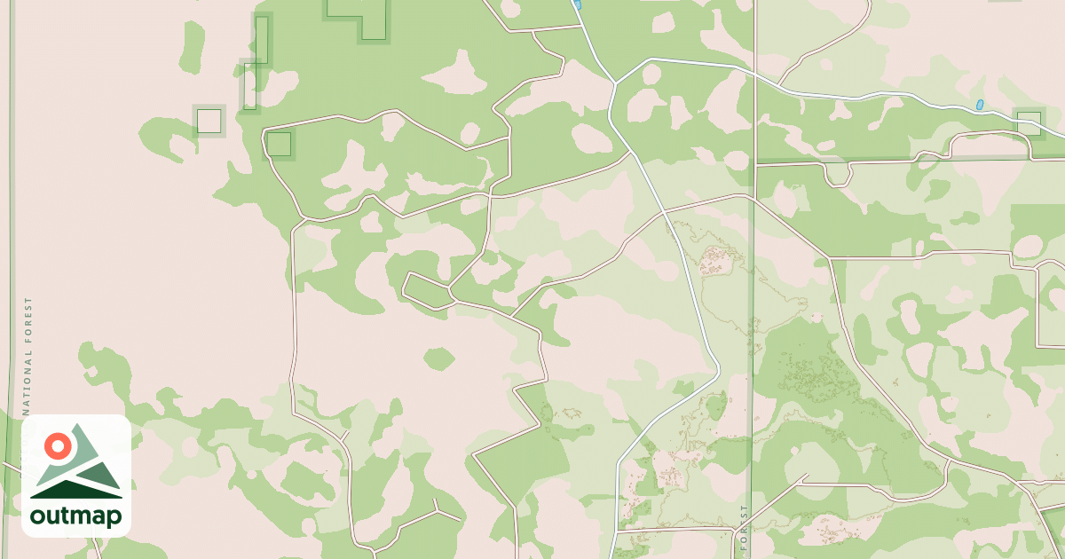 Map of USFS Motor Vehicle Use Map Roads {7442E05B-F05B-45DD-A86E-061AC4411E07}