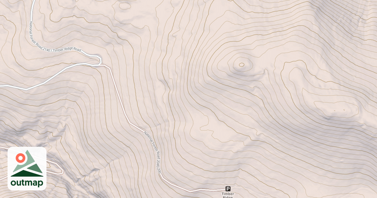 Map of USFS Motor Vehicle Use Map Roads {3E0F075A-C846-4D7E-B3BE-A1E43797C597}